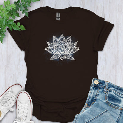 Sacred Lotus Geometry T-Shirt