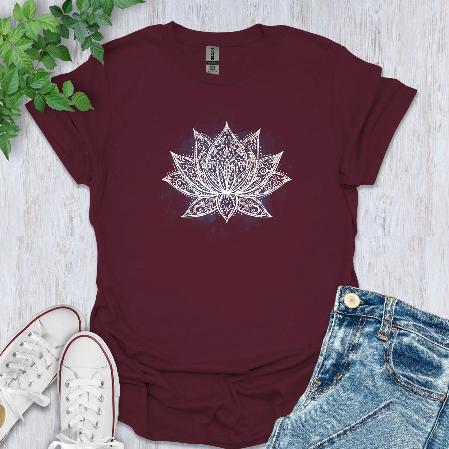 Sacred Lotus Geometry T-Shirt