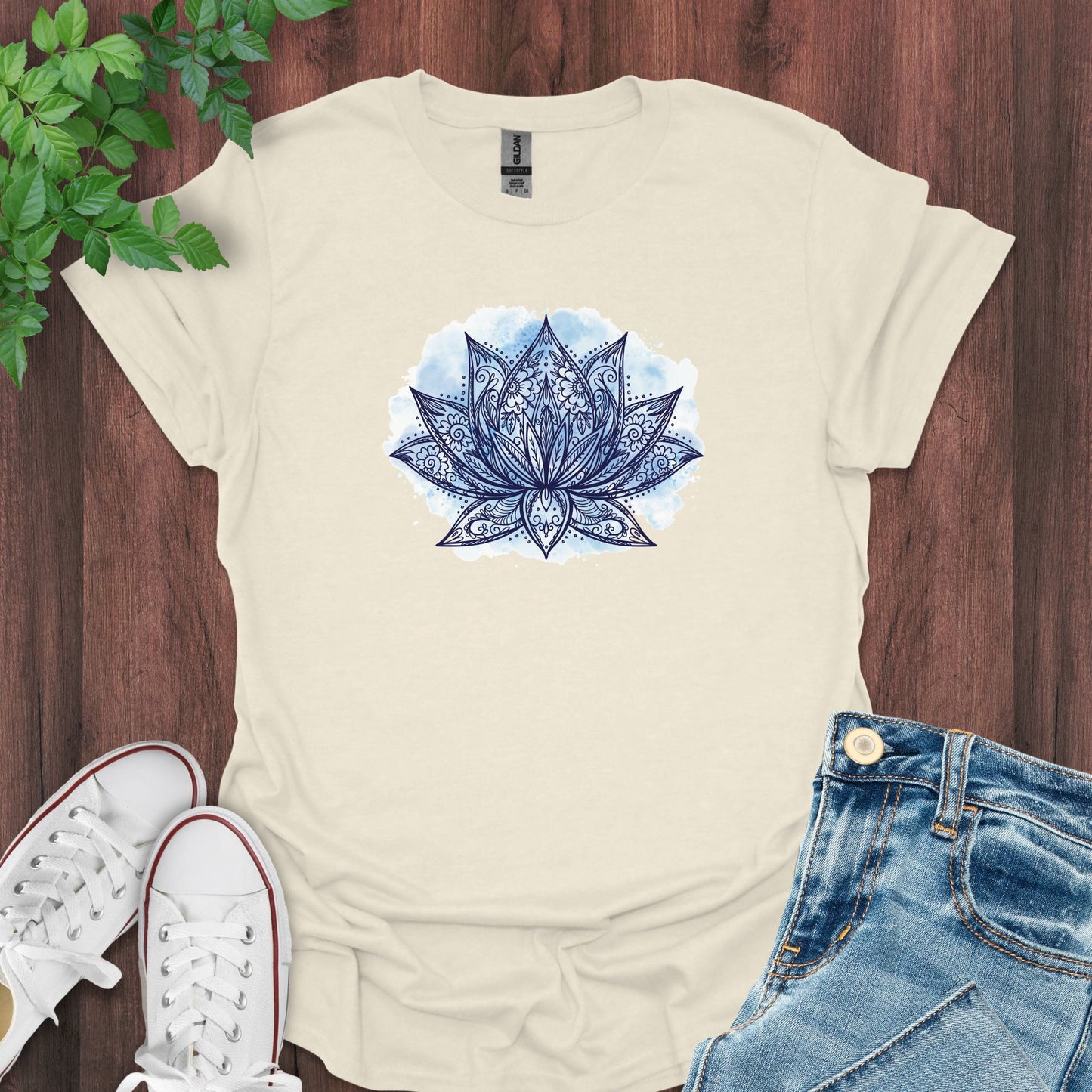 Sacred Lotus Geometry T-Shirt