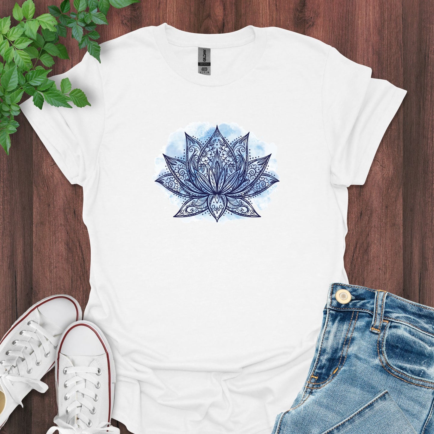 Sacred Lotus Geometry T-Shirt