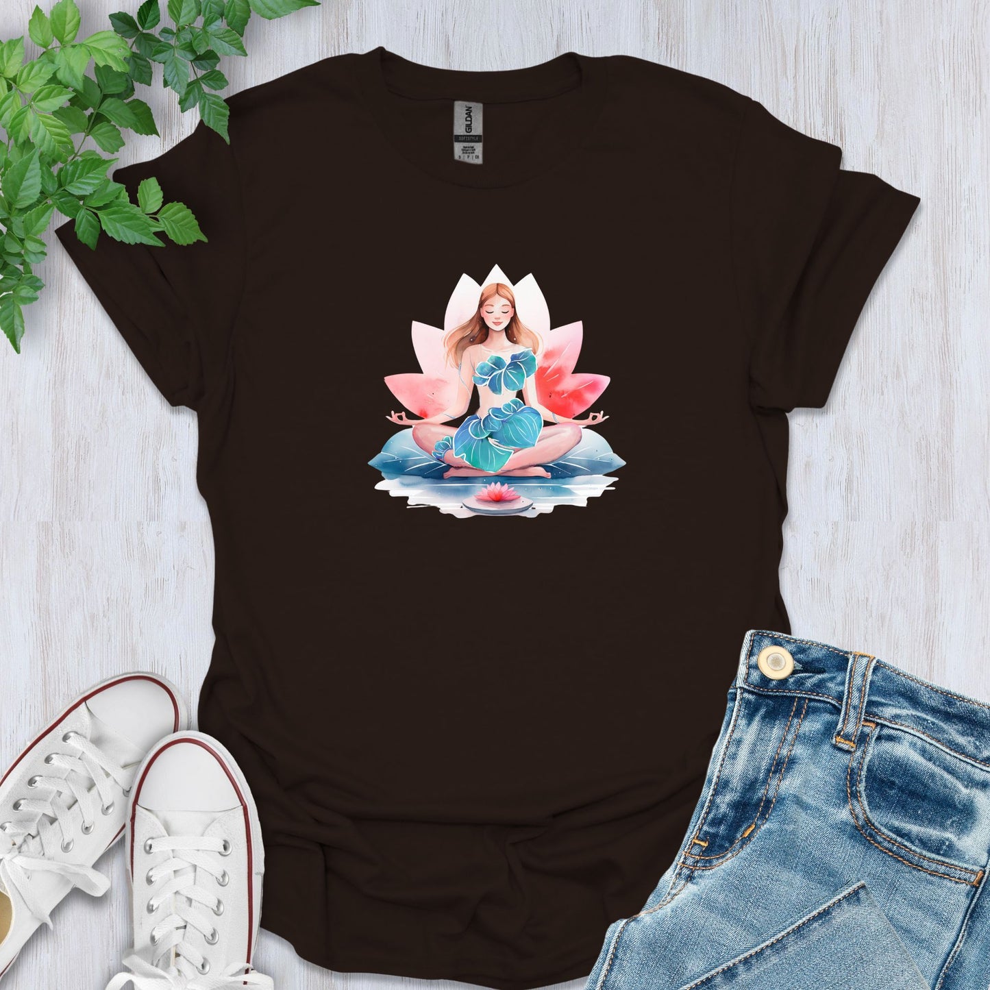 Serenity on Lotus Waters T-Shirt