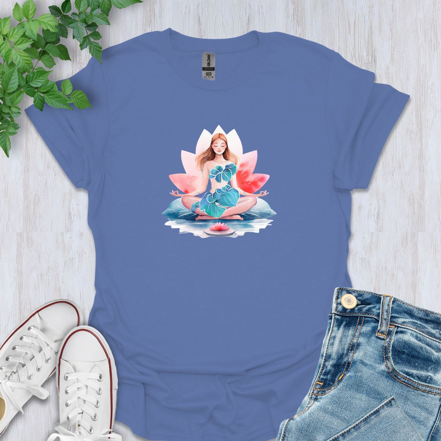 Serenity on Lotus Waters T-Shirt