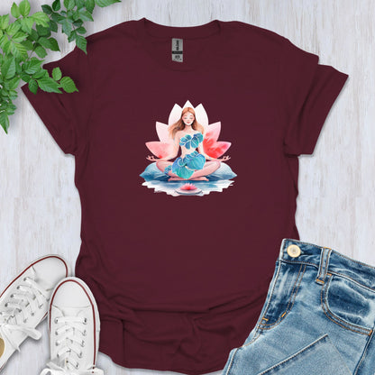 Serenity on Lotus Waters T-Shirt