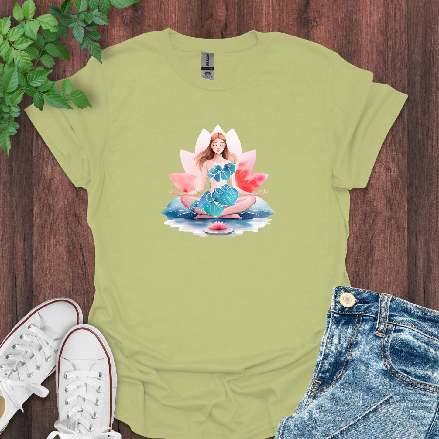 Serenity on Lotus Waters T-Shirt