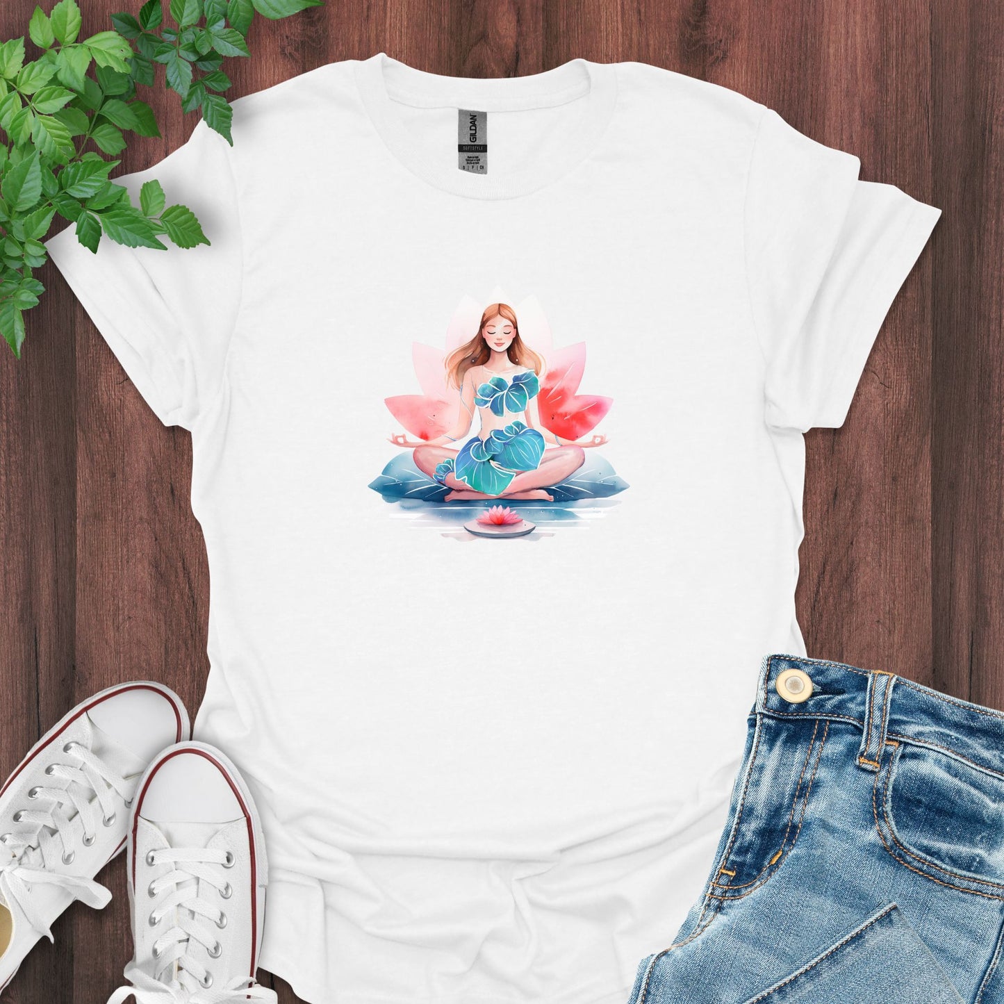 Serenity on Lotus Waters T-Shirt