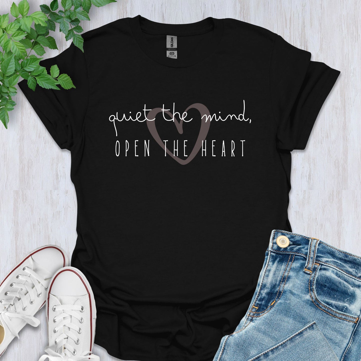 Quiet the Mind, Open the Heart T-Shirt