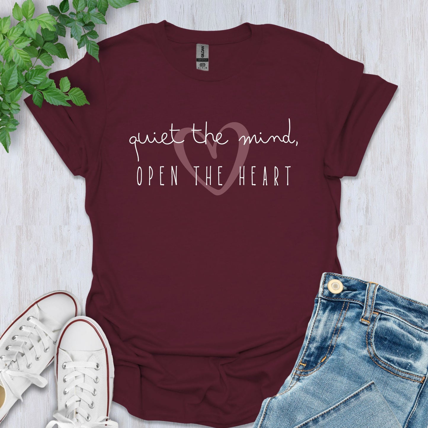 Quiet the Mind, Open the Heart T-Shirt