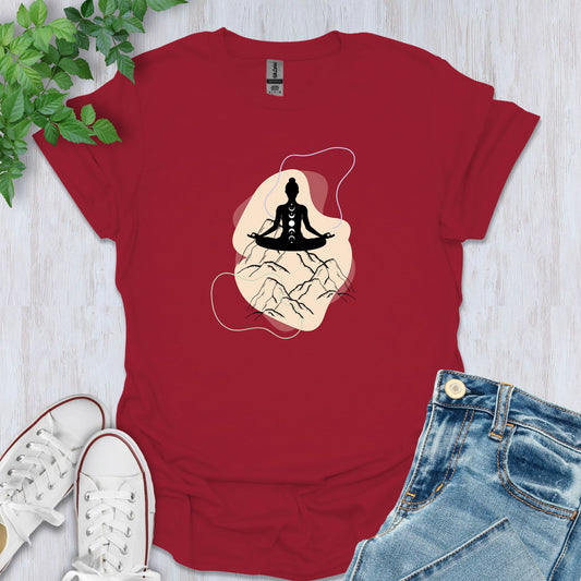 Mindfulness on Mountain Top T-Shirt