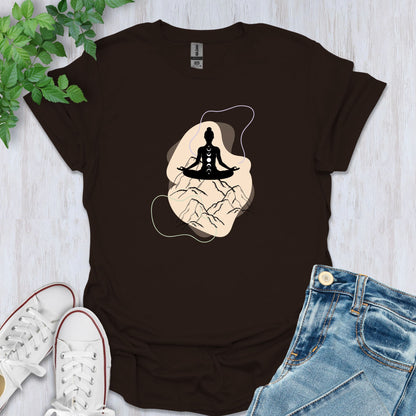 Mindfulness on Mountain Top T-Shirt