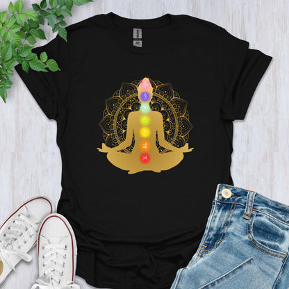 Radiant Chakra Meditation T-Shirt