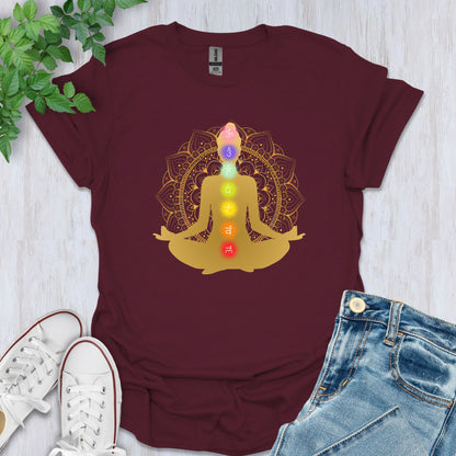 Radiant Chakra Meditation T-Shirt