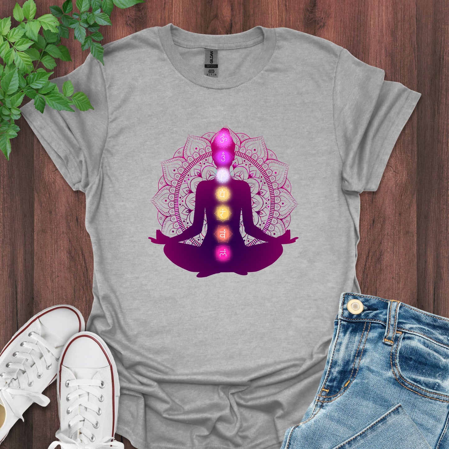 Radiant Chakra Meditation T-Shirt