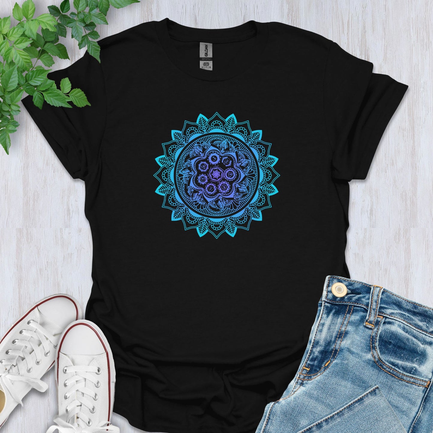 Seven Chakras Mandala T-Shirt