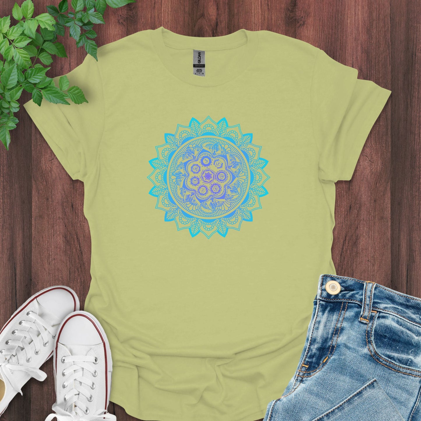 Seven Chakras Mandala T-Shirt