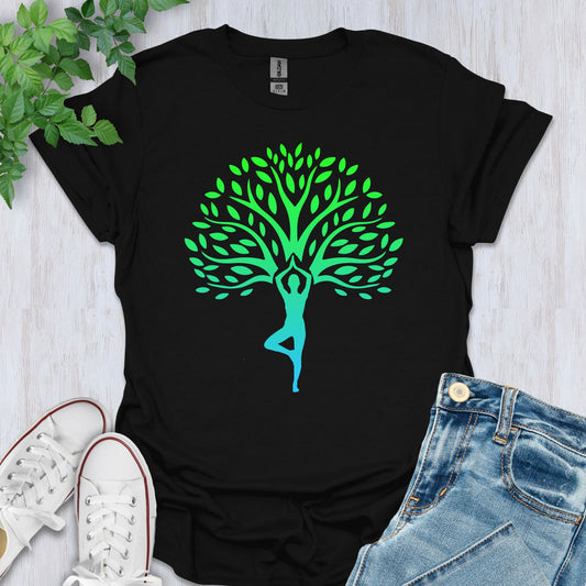 "Tree Pose" Yoga & Nature T-Shirt